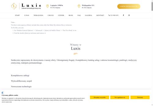 Luxis Gabinet Kosmetologii Estetycznej ALEKSANDRA LABUDDA-KORCZAK